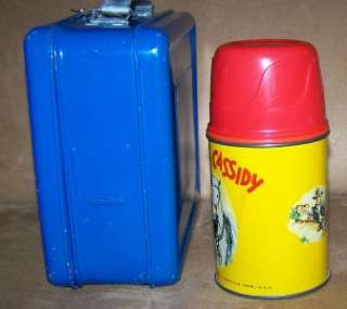 HOPALONG CASSIDY LUNCH BOX & THERMOS & ADVERTISEMENT  