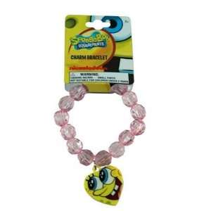  Spongebob Faceted Bracelet with Plastic Charm Sports 