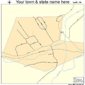  Street & Road Map of Reedy, West Virginia WV   Printed 