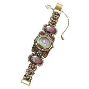   Cameos, Fancy Elements Bracelet Enhanced with Blue, Pink and Green