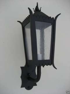 spanish colonial wrought iron exterior light or lantern  