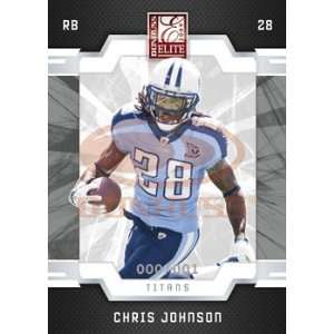  Chris Johnson   Tennessee Titans   2009 Donruss Elite NFL 