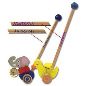  Personalized Push n Pull Toy Toys & Games