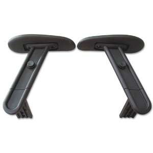   Adjustable Arms for SPINN Series Chairs, Black, Pair