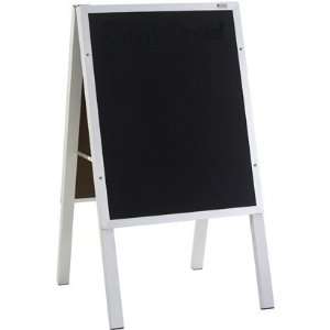  Chalkboard Easel Menu Board   Aluminum Frame   Blank   25 