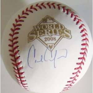 Signed Carl Crawford Baseball   2008 W S JSA RAYS   Autographed 