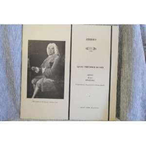  Georg Freidrich Handel Arias From Rinaldo Music