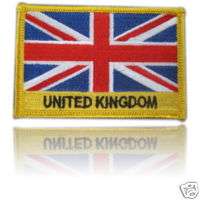 United Kingdom Embroidered Flag patch Iron on or Sew  