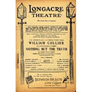  1917 Ad Program Manhattan Lawrence Weber Collier Sparks 
