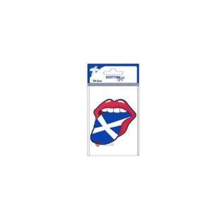   Tongue Scotland Flag Saltire Sticker scottish souvenir Toys & Games