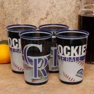    Colorado Rockies 4 Pack 22oz. Souvenir Cups