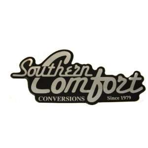 Southern Comfort Conversions Script Decal (Silver/Black)