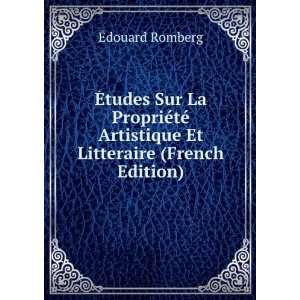   Artistique Et Litteraire (French Edition) Ã?douard Romberg Books