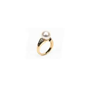  White South Sea Pearl Victoria Collection Ring Jewelry