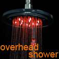   Shower Faucet Color Change Light LED Temperature Sensor Hot  