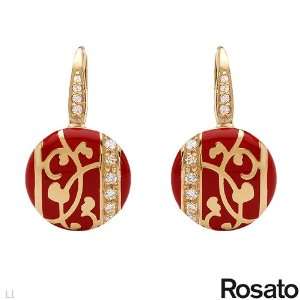  ROSATO Made in Italy Majestic Earrings With Cubic zirconia 