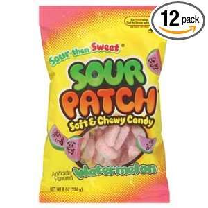 Sour Patch Watermelon Peg Bag, 8 Ounce (Pack of 12)  