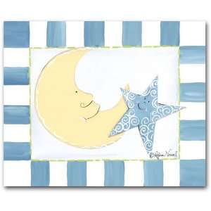  Moon / Star Stretched Giclee