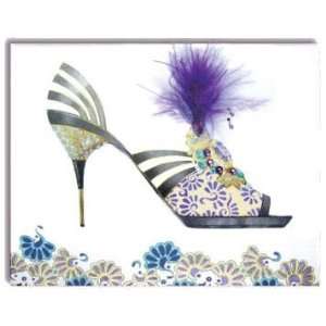   Sticky Notes with Pen Head Over Heels Feather Purple