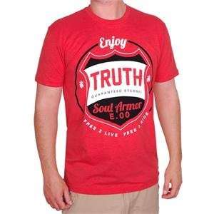  Truth Soul Armor True Shield T Shirt   Medium/Royal 