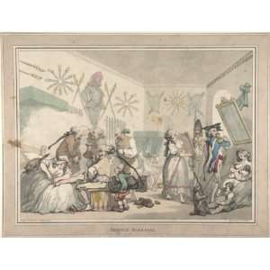   Thomas Rowlandson   24 x 18 inches   French Barrack