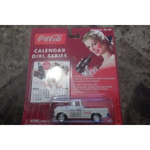  Lightning 164 1955 Chevy Cameo Pickup COCA COLA Calender Girl Series