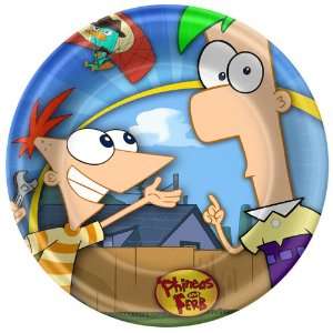  Phineas and Ferb Dinner Plates