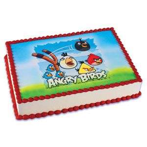 Angry Birds Edible Image ~ Edible Image Icing Cake Topper ~ LOOK 