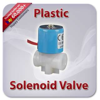 Plastic 12 VDC Electric Switch Solenoid Valve   Water Air 
