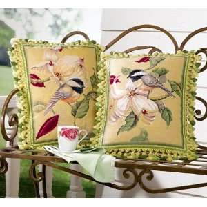  Left Facing Chickadee Pillow