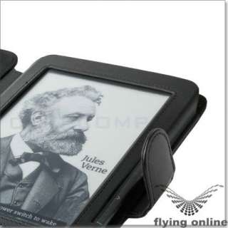 Leather Case Cover For  Kindle eReader 3 3G   Black  