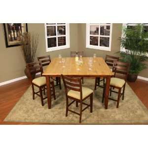   pc Counter Height Dining Set with Salma Chairs Furniture & Decor