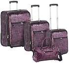 Heys Travel Concepts METALLIC CROCO Luggage Set GREEN