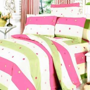 New   Blancho Bedding   [Colorful Life] 100% Cotton 3PC 