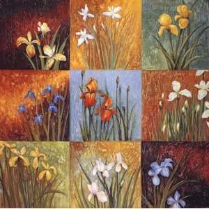  Iris Fields I by Jang Mariss 36x36