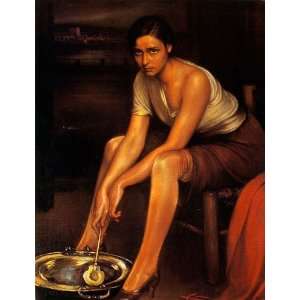   Julio Romero de Torres   24 x 32 inches   La chiqui