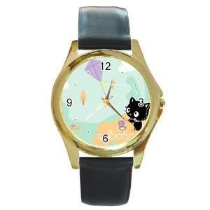  chococat black cat v1 Gold Metal Watch 