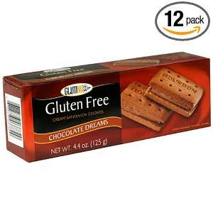 Glutino Gluten Free Sandwich Cookies, Chocolate Dreams, 4.4 Ounce 