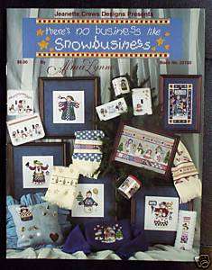 Jeanette Crews Cross Stitch Book   Snowbusiness  