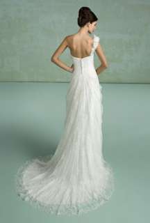 Sexy One Shoulder Cheap Wedding Dress Bridal Gown New  