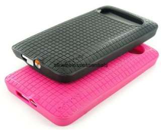   Original OEM Speck PixiSkin HTC HD7 Black+Pink Silicone Gel Case Cover