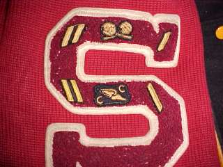 Vintage 1961 Snohomish High School Panthers Ron Letterman Sweater 