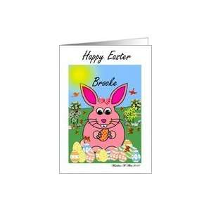  Happy Easter Brooke / Easter Bunny Card Health & Personal 