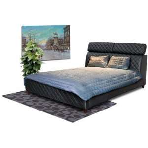   Sofa COCOBEDCKINGB Coco California King Leather Tufted Bed in Home
