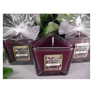  Patchouli Scented Triangle Glass Jar Candle 7 Oz.