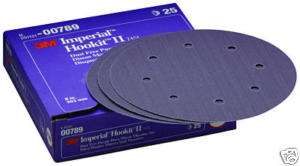 3M imperial hookit II P120E # 00789 sand paper 25 disc  