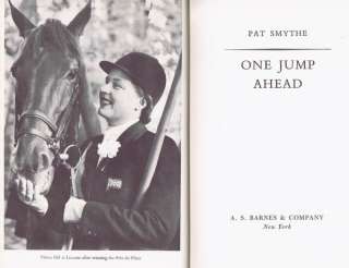 One Jump Ahead, Pat Smythe, 1957. 1st US Edition w/DJ  