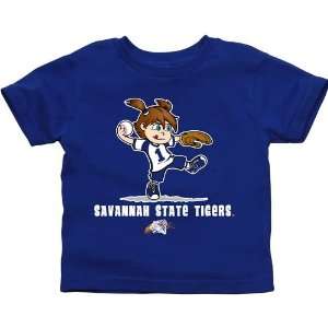   Tigers Toddler Girls Softball T Shirt   Royal Blue