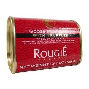   Gras with 3% Truffles (Pate) 5.1 oz 145 gr French luxury Rougie, One