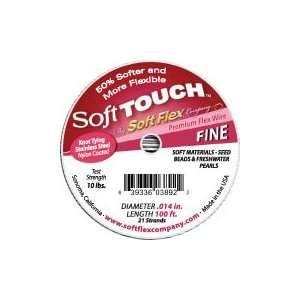  Soft Touch Premium Flex Wire    Satin Steel .014 100 ft 